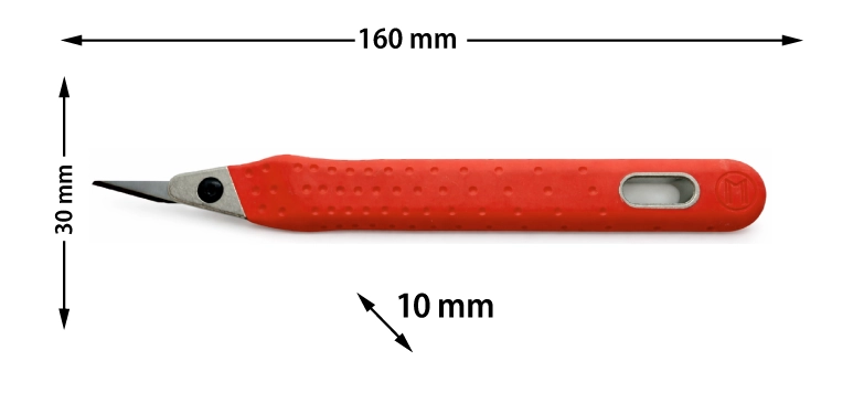 CUCHILLO PARA REBARBAR CON CAPUCHON Y LLAVE ALLEN COD B1