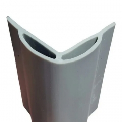 Angulo Para Columnas 70 X 40 Mm Color Gris Claro X Mt