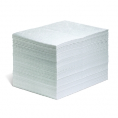 Paño Absorbente Blanco P/ Hidrocarburos 180 Grs De 33 X 50 Cm