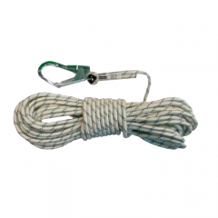 Caran Cuerda Trenzada 14Mm X 20 Mts Con Nudo Y Termocontraible