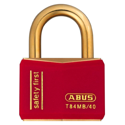 Abus Candado Loto Bronce Antiexplosivo T84Mb/40 Rojo