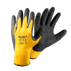 Multiflex Guantes Alg/Pol C/Baño Latex Rugoso 301000780052 T/8