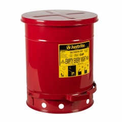 Justrite Tanque P/Desechos 38 Litros A Pedal 09300