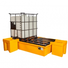 Pallet Antiderrame Para 2 Cubitainers