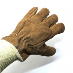 Guantes Bombero De Cuero Ignifugo C/ Kevlar 