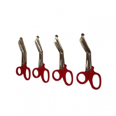 Tijera Multipropósito, En Acero Inoxidable, Empuñadura Plástica, 7 Cm