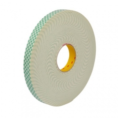 Cinta 3M Doble Faz Modelo 4026 De 1.6 Mm Esp X 19 Mm Ancho Y 30 Mtrs De Largo