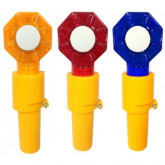 Baliza Luz Circular Encendido Solar P/Cono Cd 398-R