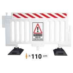 Valla 3701 Blanca C/Reflectivo