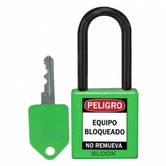 Blook Candado Dielectrico Arandela Plastica Verde 40 Mm