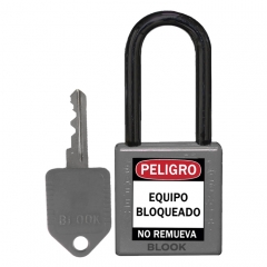 Blook Candado Dielectrico Arandela Plastica Gris 40 Mm