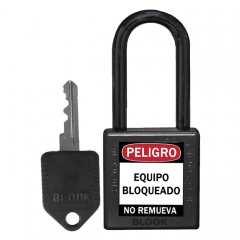 Blook Candado Dielectrico Arandela Plastica Negro 40 Mm