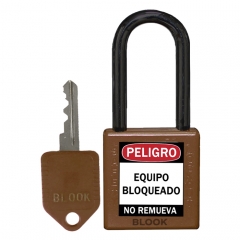 Blook Candado Dielectrico Arandela Plastica Marron 40 Mm