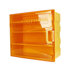 Blook Estacion De Bloqueo Con Tapa Con 3 Estantes 560 X 500 X 260 Mm
