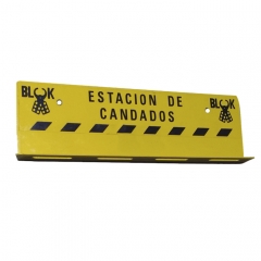 Blook Estacion Para 12 Candados Chapa Amarilla
