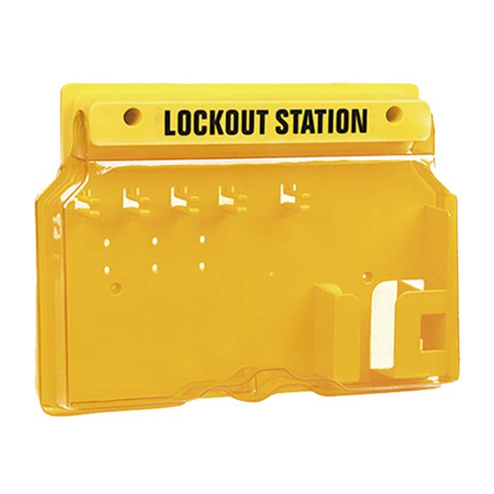 Blook Lockout Estacion Con Tapa Para 5 Candados + Tarjetas