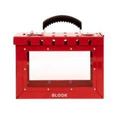 Blook Lock Box Con Ventana Transparente Para 12 Candados