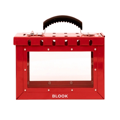 Blook Lock Box Con Ventana Transparente Para 12 Candados