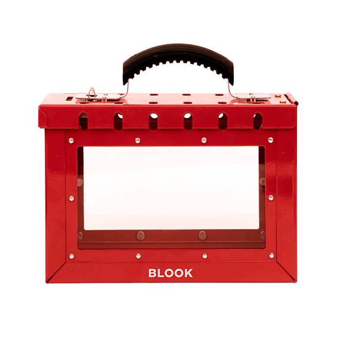 Blook Lock Box Con Ventana Transparente Para 12 Candados