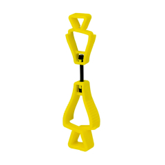 Pinza Porta Guantes Glove Clip Amarillo