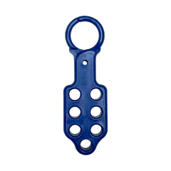 Multiplicador De Candados Plastico Con Fibra De Vidrio P/ 7 Candados Azul 1”