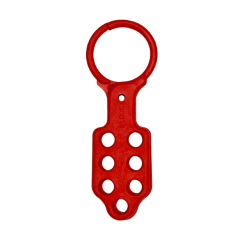 Multiplicador De Candados Plastico Con Fibra De Vidrio P/ 7 Candados Rojo 1 - 1/2”