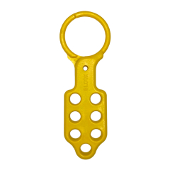 Multiplicador De Candados Plastico Con Fibra De Vidrio P/ 7 Candados Amarillo 1 - 1/2”