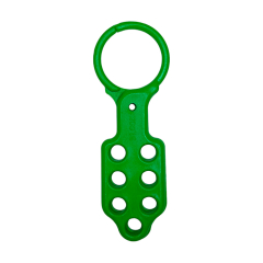 Multiplicador De Candados Plastico Con Fibra De Vidrio P/ 7 Candados Verde 1 - 1/2”