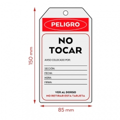 Blook Tarjeta Roa Pvc Espumado 85 X 150 Mm