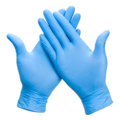 Power Crest Nitrilo Guantes Descartables X 100 Unidades