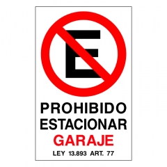 Cartel Roa 12X20 Cm En Chapa 501