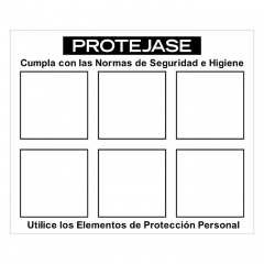 Cartel Roa 60X50 Cm 4801 Protejase