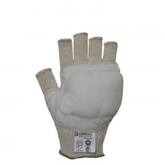 Guante Open Finger Ref Vaqueta/Fieltro X Par 6900 Fiel